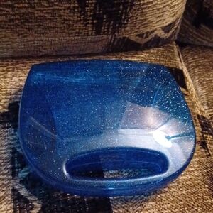 4/$30 Sparkling Blue Hard Plastic Case